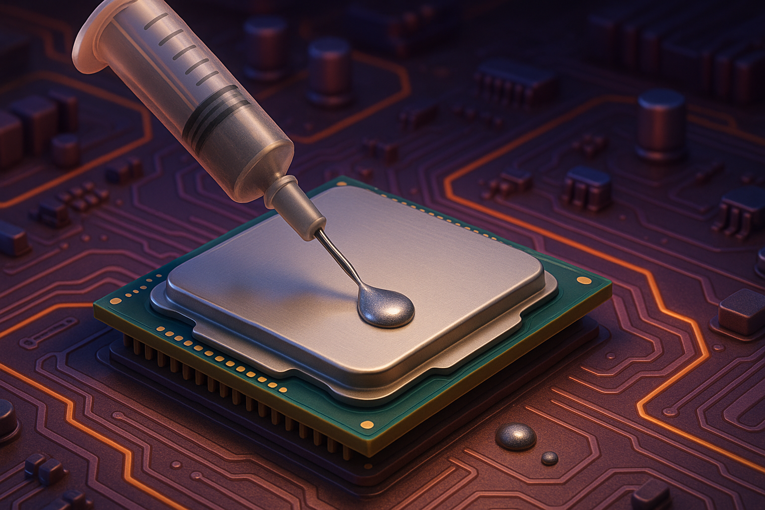 Жидкий металл для процессора — практические советы